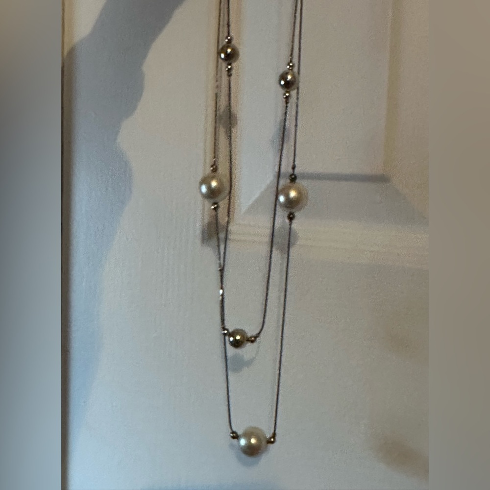 Sterling silver two layer Necklace